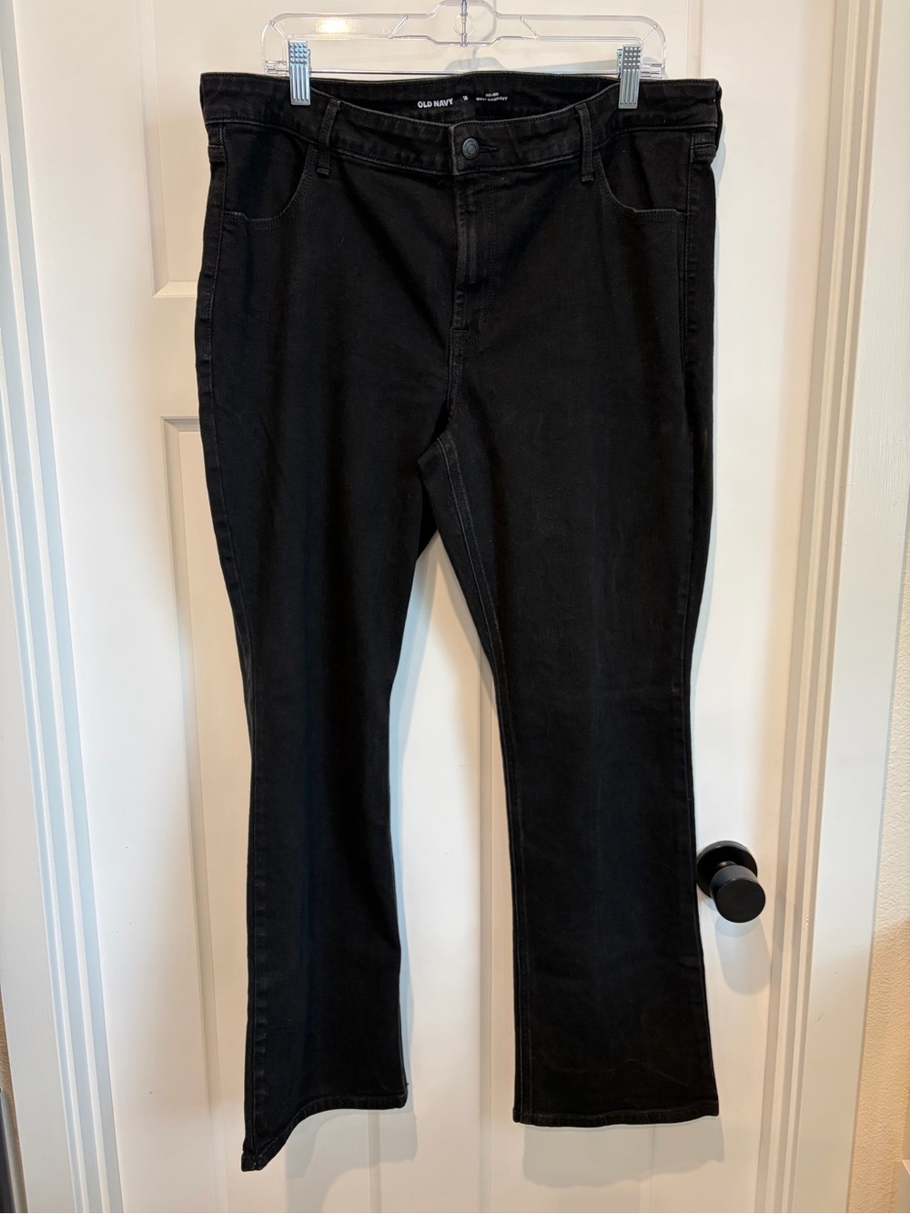 Old Navy Black Bootcut Stretch Jeans